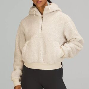 Lululemon Cozy offwhite Sherpa Hoodie